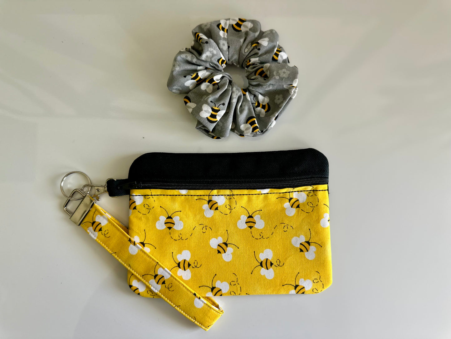 Fluttering Bees Zipper Pouch