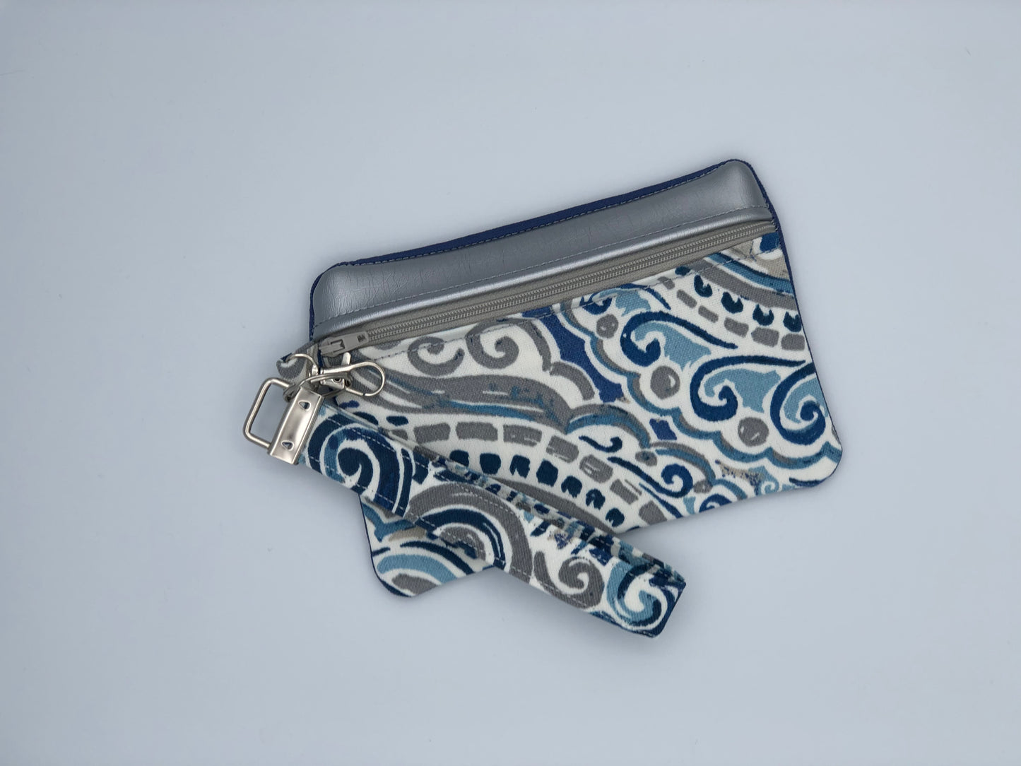 Blue Waves Zipper Pouch