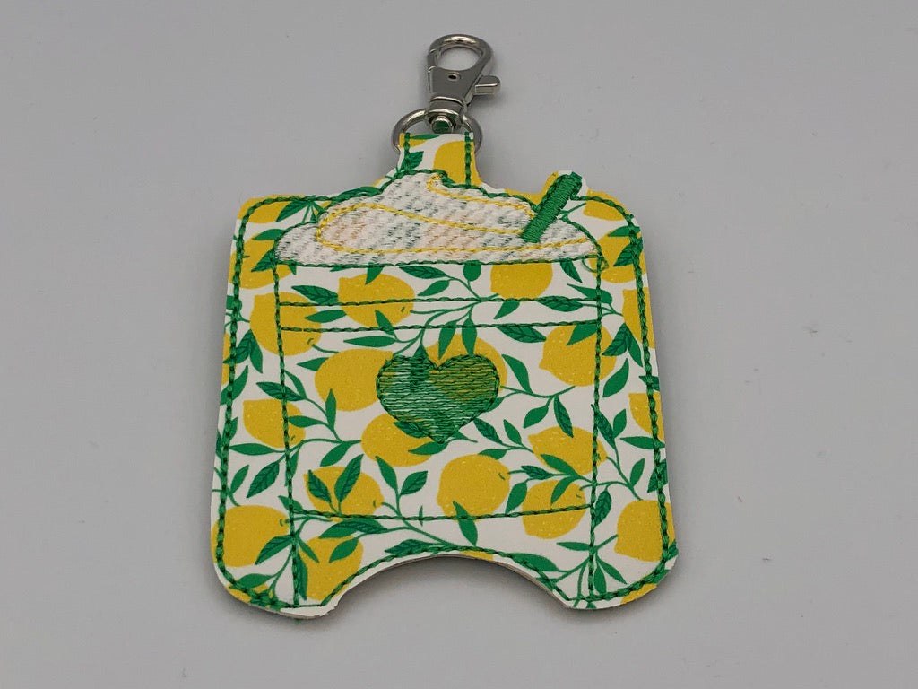 Iced Lemonade Hand Sanitizer Holder