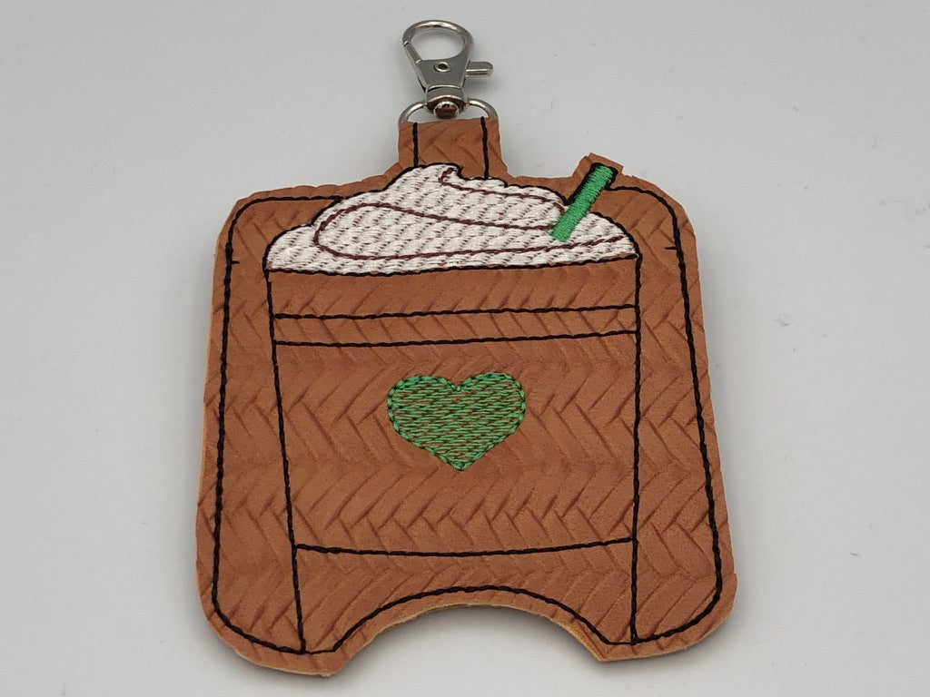 Iced Coffee Hand Sanitizer Holder