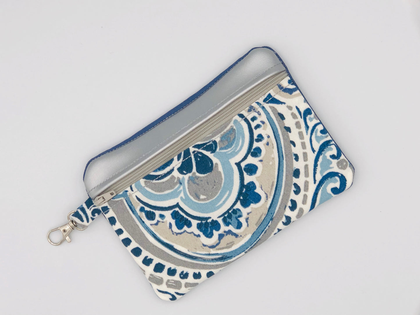 Blue Waves Zipper Pouch