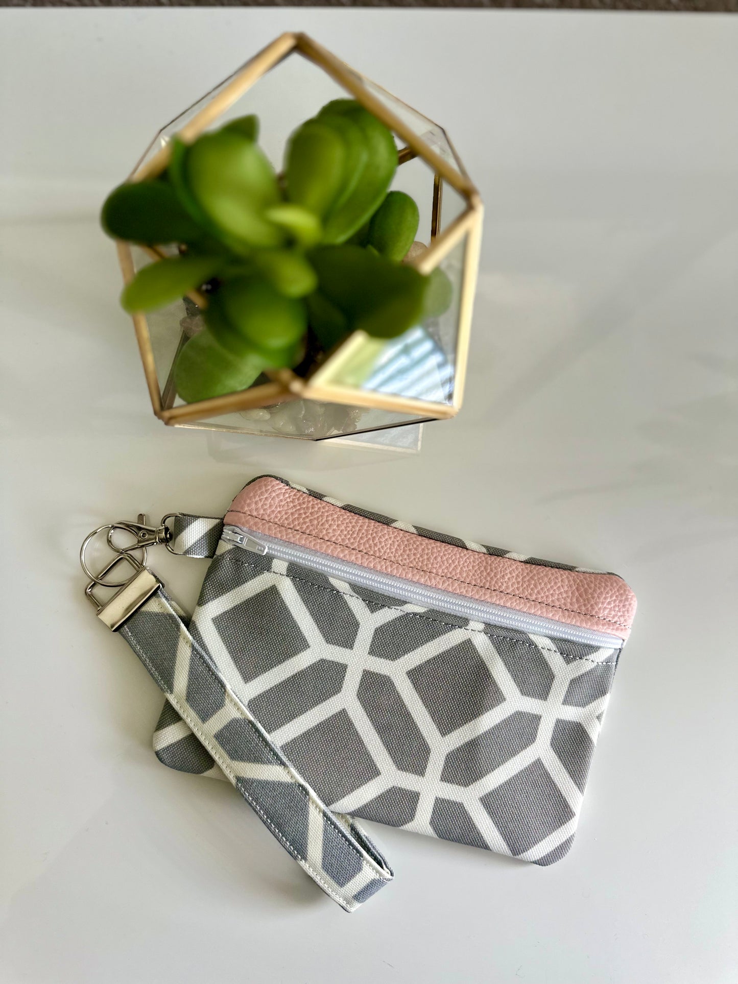 Geometrics Zipper Pouch
