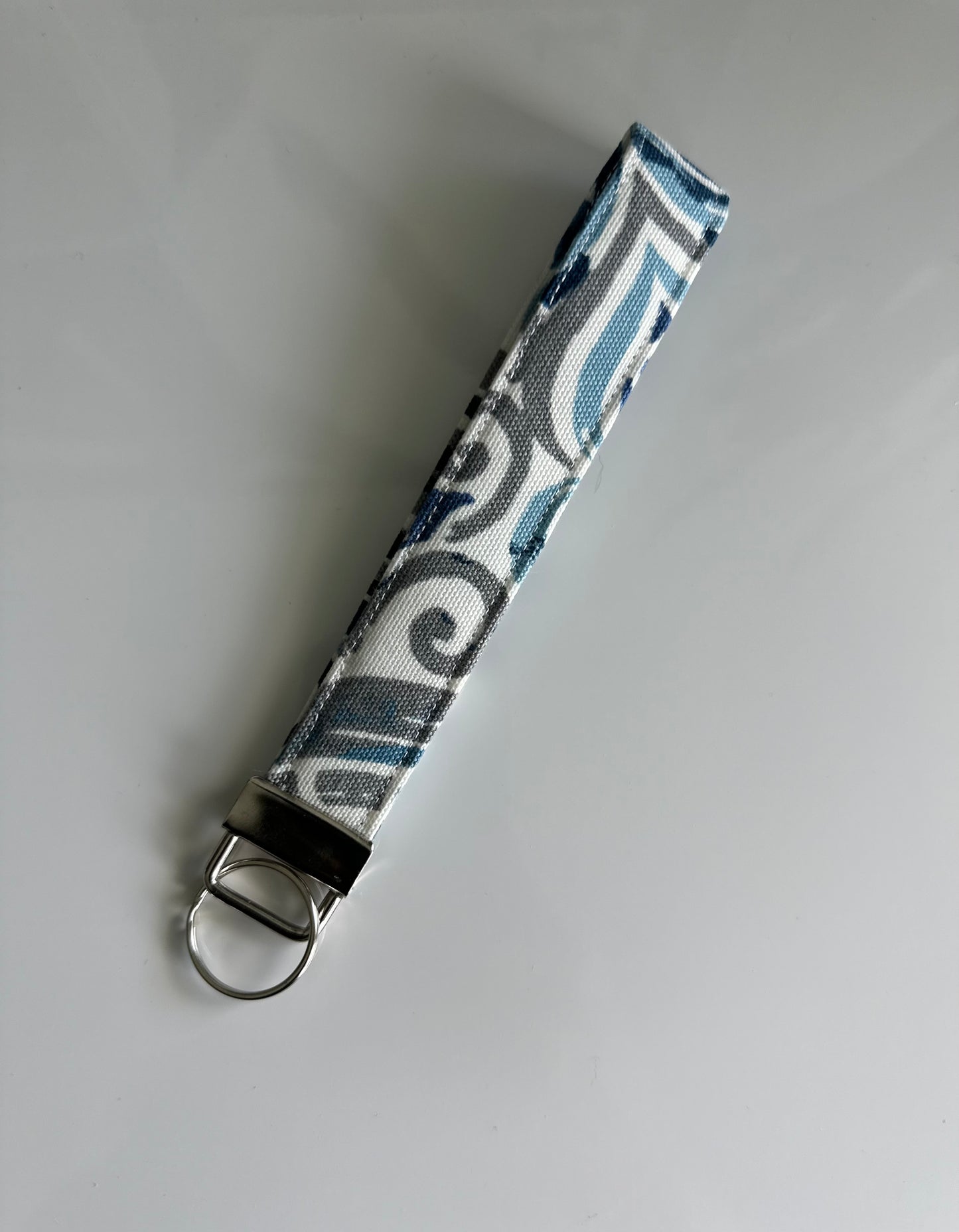 Blue Waves Key Fob Wristlet