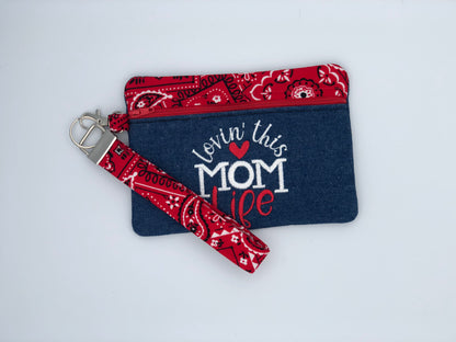 Lovin' Mom Life Zipper Pouch