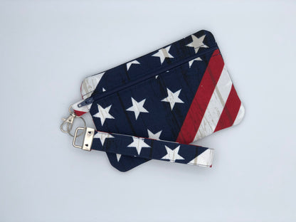 Stars and Stripes Zipper Pouch