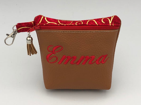 Candy Apple Cosmetic Bag